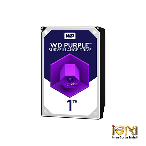 هارد 1 ترابایت بنفش Purple وسترن دیجیتال WD10PURZ